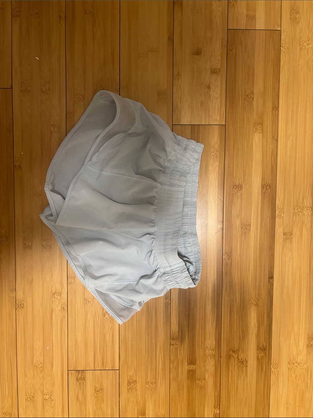 lululemon athletica Light Gray Athletic Running Shorts